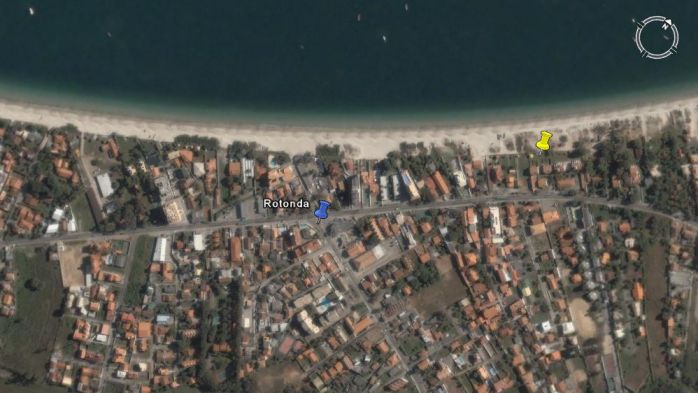 Plano de: <STRONG>PLAYA DE CACHOEIRA</STRONG>  CODIGO 1404 MAR Cabaas de 2-3 y 4 dorm fte al mar