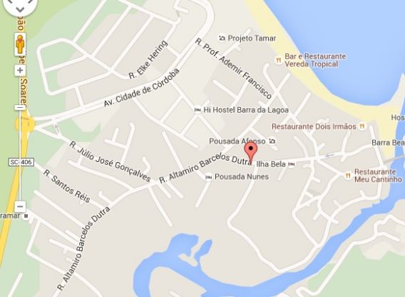 Plano de: <STRONG><EM>BARRA DA LAGOA</EM></STRONG>  CODIGO: 1826 S43 Casa 2 dorm. a 250 mts mar