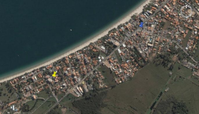 Plano de: <STRONG><EM>PLAYA DE CACHOEIRA</EM></STRONG>  CODIGO: 1412 ELZ Aptos 2 dormitorios a 80 mts mar