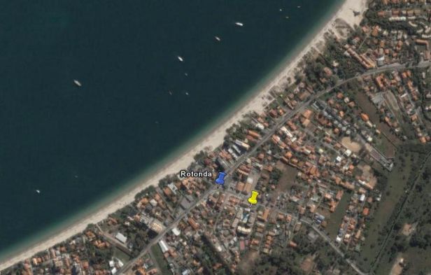 Plano de: <STRONG>PLAYA DE CACHOEIRA</STRONG>  CODIGO 1402 BEL Deptos de 1 y 2 dorm 120 mts mar